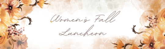women's fall luncheon